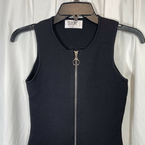 NEW‎ LF Seek The Label Bodycon Zipper Mini Dress XS - Picture 2 of 12